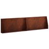 vidaXL St&oslash;ttemur 2 stk. 80 x 12 x 50 cm Cortenst&aring;l Rusten
