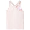 Singlet for barn myk rosa 140