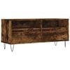 vidaXL TV-benk r&oslash;kt eik 100x34,5x44,5 cm konstruert tre