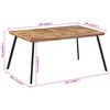 vidaXL Spisebord 169x98,5x76 cm heltre teak