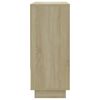 vidaXL Skjenk sonoma eik 97x31x75 cm konstruert tre
