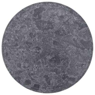vidaXL Bordplate grå Ø40x2,5 cm marmor