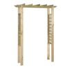 vidaXL Hagebue 150x60x204 impregnert tre