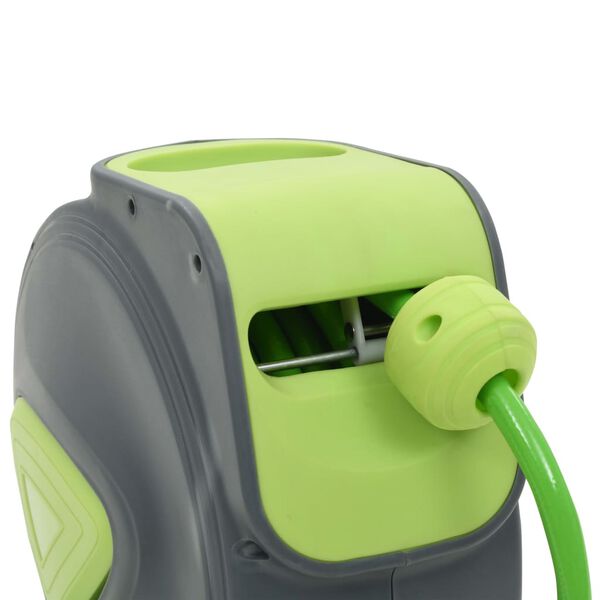 vidaXL Automatisk uttrekkbar slangetrommel veggmontert 10+1 m