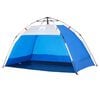 vidaXL Strandtelt 2 personer asurblå hurtigutløser vanntett