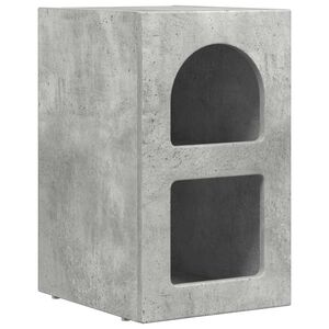 vidaXL Nattbord Betonggr&aring; 29,5 x 33,5 x 50 cm Konstruert tre