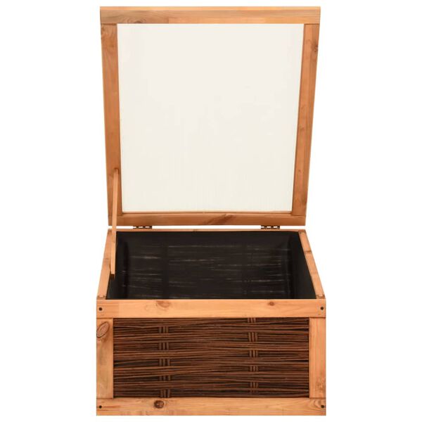 vidaXL Drivhus 60x80x45 cm heltre furu og selje