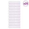 vidaXL Badeh&aring;ndkl&aelig;r FROGN 25 stk hvit 100x150 cm 360 gsm