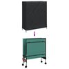 vidaXL Pingpong borddekken Ensfarget Svart 165 x 70 x 185 cm stoff