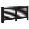 vidaXL Radiatordeksel svart 172x19x81,5 cm MDF
