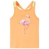 Singlet for barn knalloransje 104