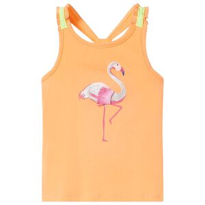Singlet for barn knalloransje 104