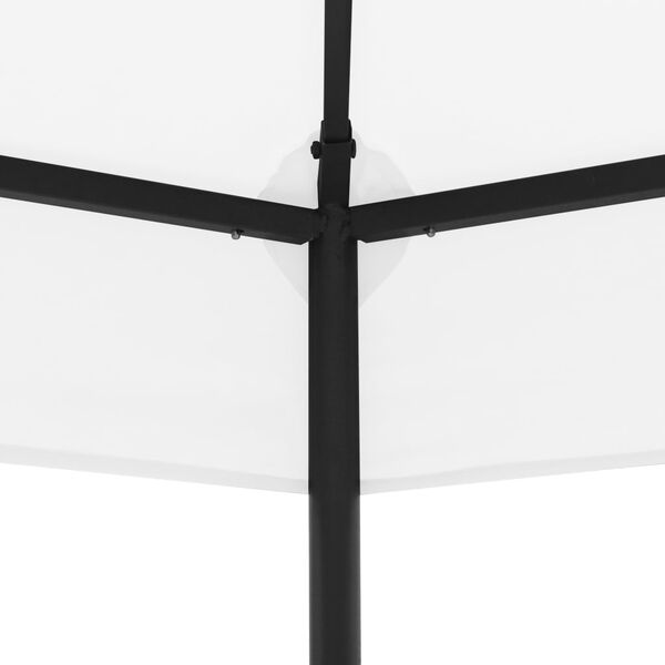 vidaXL Hagepaviljong 323x275x265 cm hvit 180 g/m²