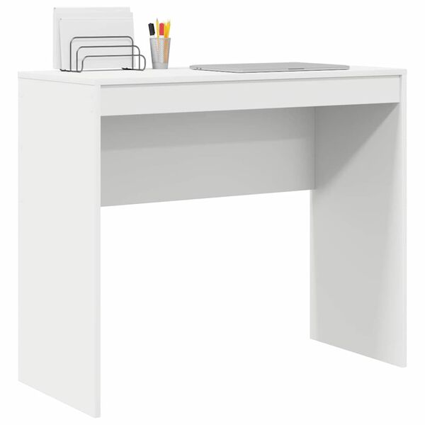 vidaXL Skrivebord Hvit 90 x 40 x 76 cm