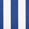 vidaXL Innvendbar Markise Bl&aring; og hvit 450 &times; 300 cm Polyester og Metall