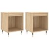 vidaXL Nattbord 2 stk sonoma eik 40x35x50 cm konstruert tre