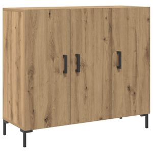 vidaXL Skjenk artisan eik 90x34x80 cm konstruert tre