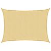 vidaXL Solseil sand 7x5 m 100% polyester oxford