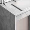 vidaXL Skrivebord Betonggrå 60 x 40 x 76 cm