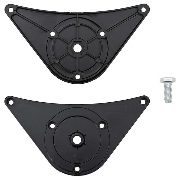 4 Height justerbare Bordben Sort 870 mm