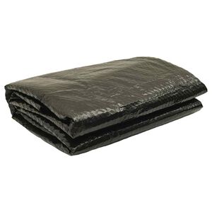 vidaXL Bassengtrekk svart 250 cm PE