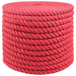 vidaXL Jute tau 16 mm R&oslash;d 100% Tossa jute
