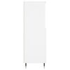 vidaXL Highboard hvit 60x36x110 cm konstruert tre