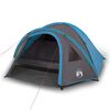 vidaXL Kuppeltelt for camping 4 personer bl&aring; vanntett