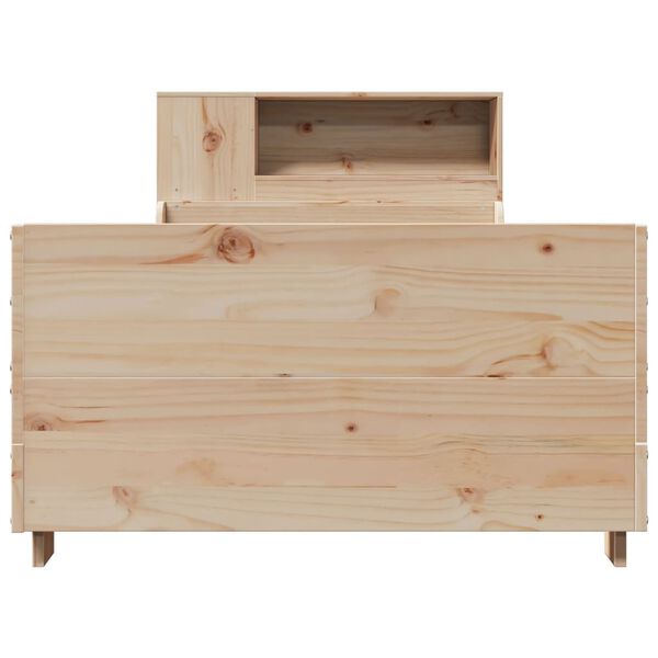 vidaXL Sengeramme uten madrass 100x200 cm heltre furu