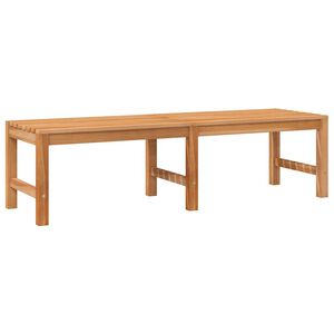 vidaXL Hagebenk 150 cm heltre teak