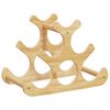 vidaXL vinstativ for 6 flasker 35x18x25,5 cm bambus