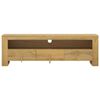 vidaXL TV-benk 110x30x35 cm heltre teak