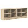 vidaXL Sengeskap 2 stk. Sonoma eik 66 x 33 x 48 cm Konstruert tre