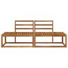 vidaXL Utend&oslash;rs End Sofagruppe 2 Stk Naturlig 182,5 x 63 x 73 cm