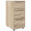 vidaXL Oppbevaringsskap 40 x 48 x 81 cm Konstruert tre Sonoma eik