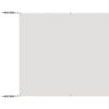 vidaXL Vertikal markise hvit 140x600 cm oxfordstoff