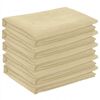 vidaXL Bordduk 5 stk. Oval Kremhvit 130 x 180 cm