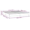 vidaXL Boxspring-sengeramme boksfjær svart 180x200 cm Super King stoff