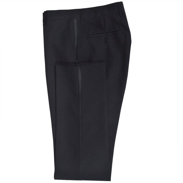 vidaXL To-delt svart smoking st&oslash;rrelse 46 svart