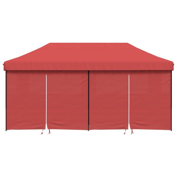vidaXL Partytelt Burgunder 292 x 580 x 315 cm Oxford Stoff