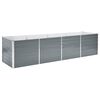 vidaXL H&oslash;ybed galvanisert st&aring;l 320x80x77 cm gr&aring;