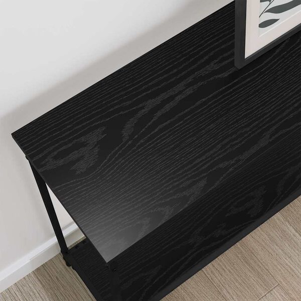 vidaXL Konsollbord Svart eik 101 x 30.5 x 75 cm Konstruert tre