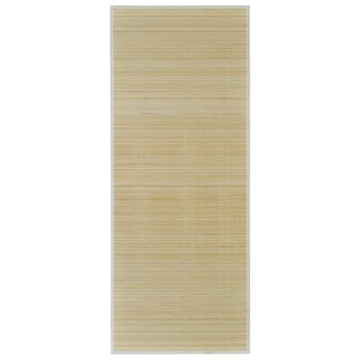 Teppe naturlig bambus rektangulært 120 x 180 cm
