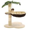 vidaXL Kloretre med klorestolpe i sisal 50 cm beige og brun