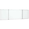 vidaXL Magnetisk tavle sammenleggbar 160x50x1,7 cm aluminium