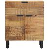 vidaXL Nattbord brun 50x33x60 cm heltre mango