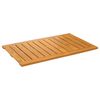 vidaXL Badematte Brun 80 x 50 cm Solid akasietre