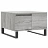 vidaXL Salongbord gr&aring; sonoma 55x55x36,5 cm konstruert tre
