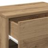 vidaXL Veggmonterte nattbord 2 stk artisan eik