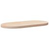 vidaXL Bordplate 90x45x2,5 cm heltre furu oval